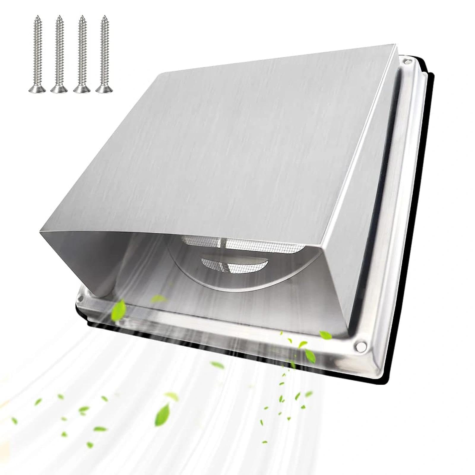 Juego De 8 Rejillas De Ventilación De Acero Inoxidable Para Barbacoa - Ajustables, Diámetro 9.5 Cm