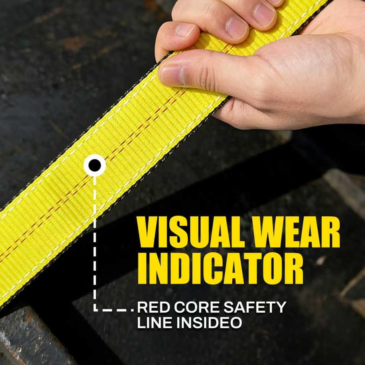 Heavy Duty Lift Sling Straps - 13,000 LBS Capacity -3 Heavy Duty Lift Sling Straps - 13,000 LBS Capacity -3