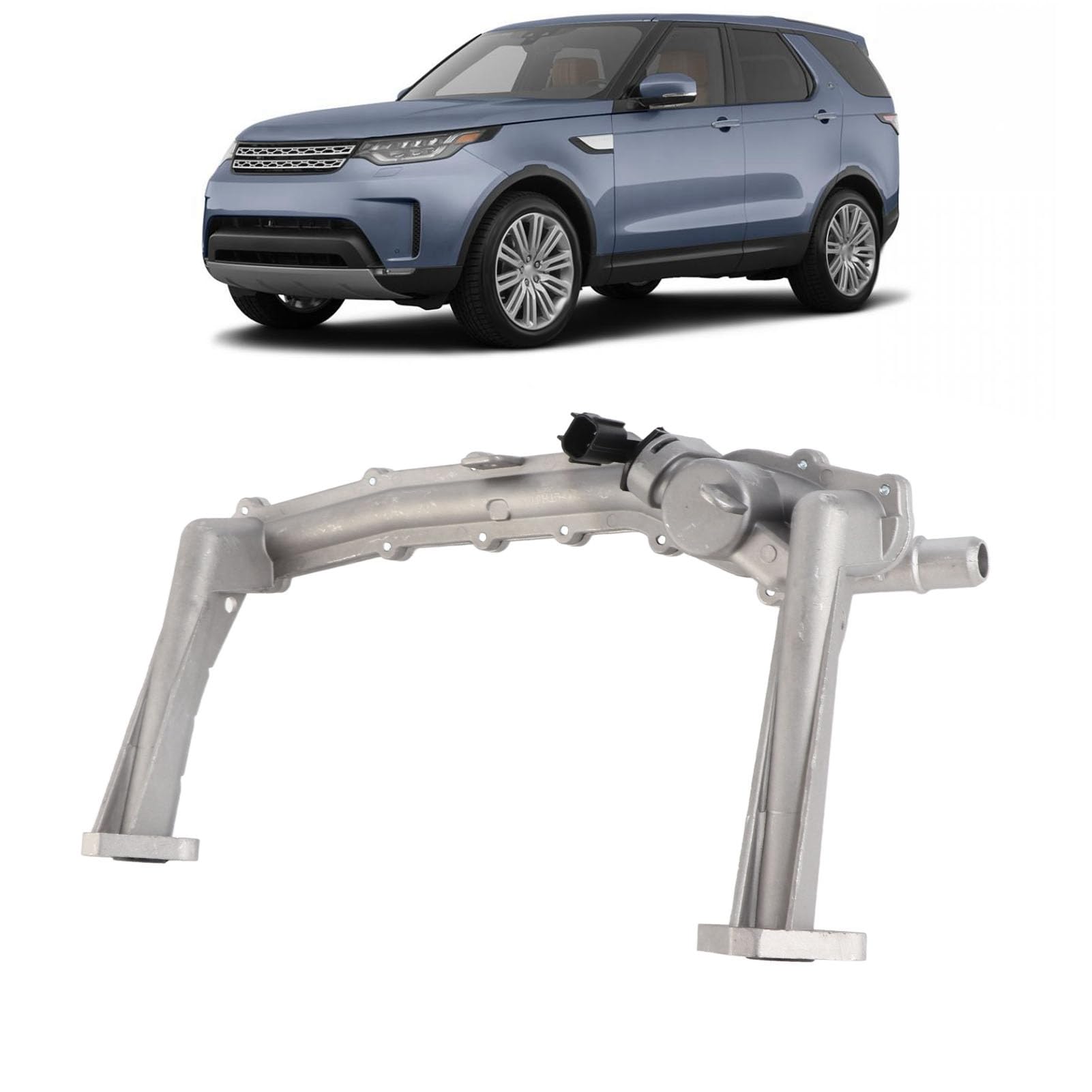 Ausla Przewód Nagrzewnicy Płynu Chłodzącego, Aluminiowy Zamiennik dla Rover LR4, Niezawodna Konstrukcja Zapewniająca optymalną wydajność Silnika i łatwą instalację w Celu Konserwacji Pojazdu