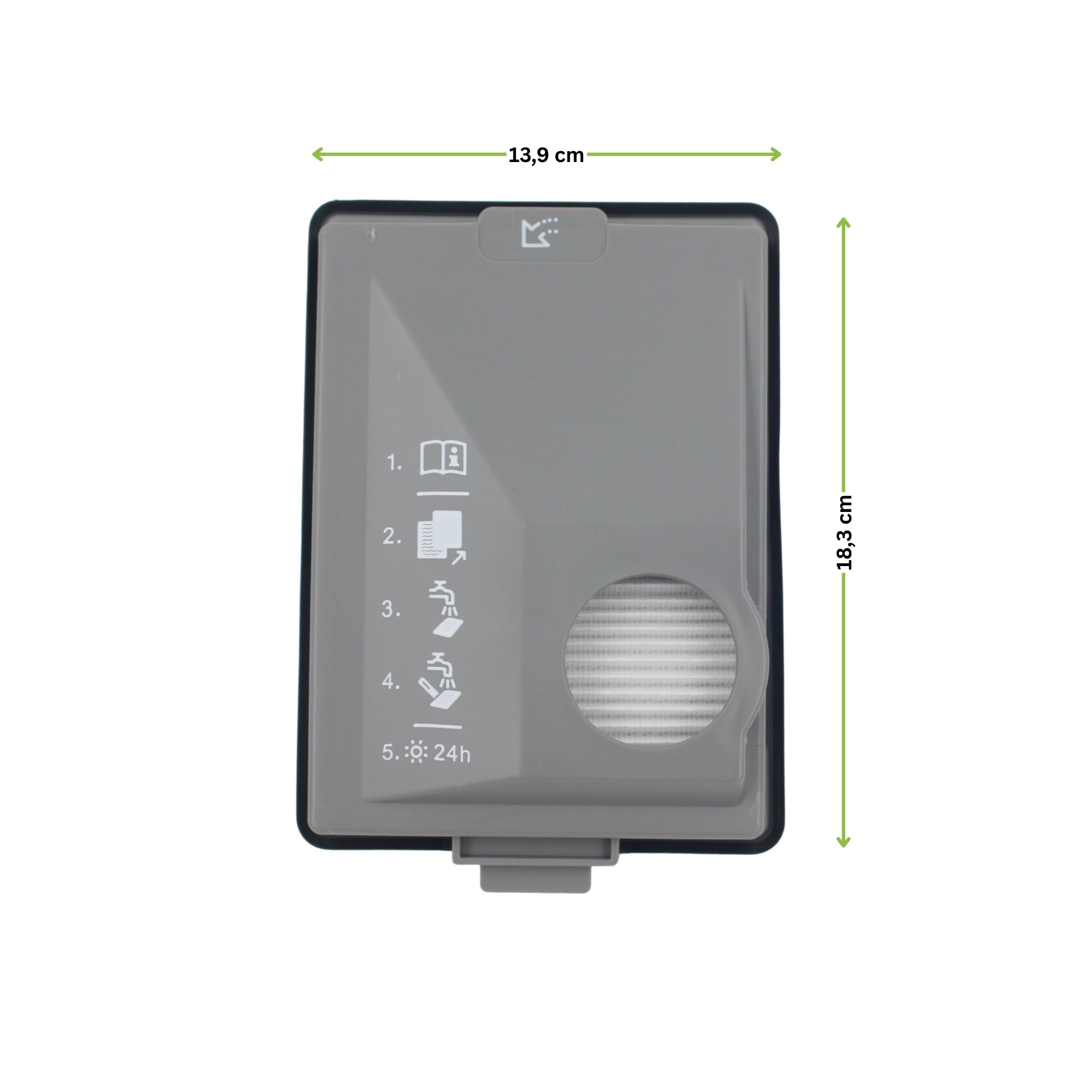 Lot de 3 filtres à poussière fine de qualité supérieure compatibles avec les séries Miele Boost CX1 - Filtre de rechange durable pour une filtration optimale de l'air - Filtre HEPA de rechange pour