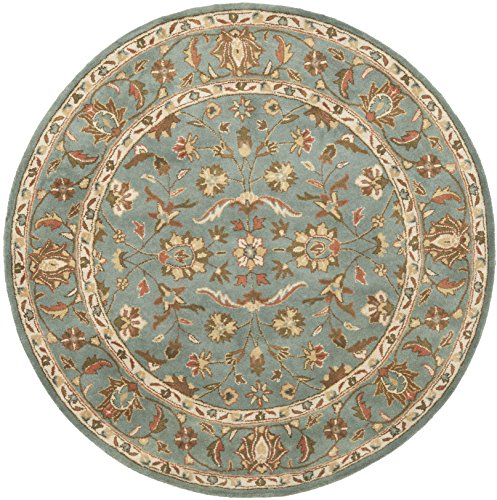 Tapete redondo tradicional SAFAVIEH Heritage 8' azul miniatura 3
