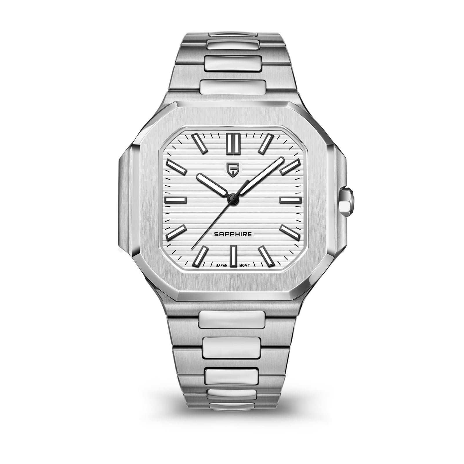 Pagani Design Neue Herren 42mm Quarz Edelstahl Uhr Synthetis