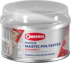 OWATROL - CHOUKROUT - Mastic polyester armé, soudure à froid avec fibre de verre incorporée - 300G