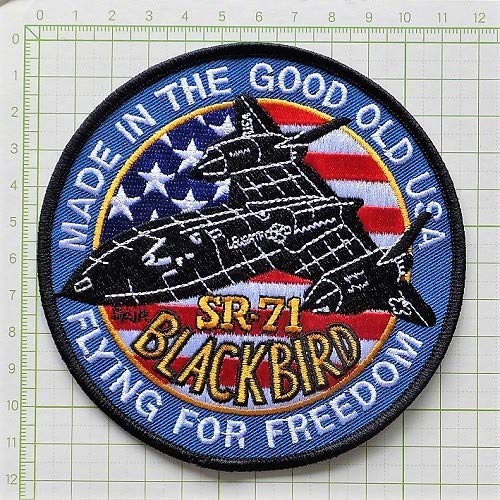 Amazon | ミリタリーワッペン SR-71 ブラックバード USA FREEDOM