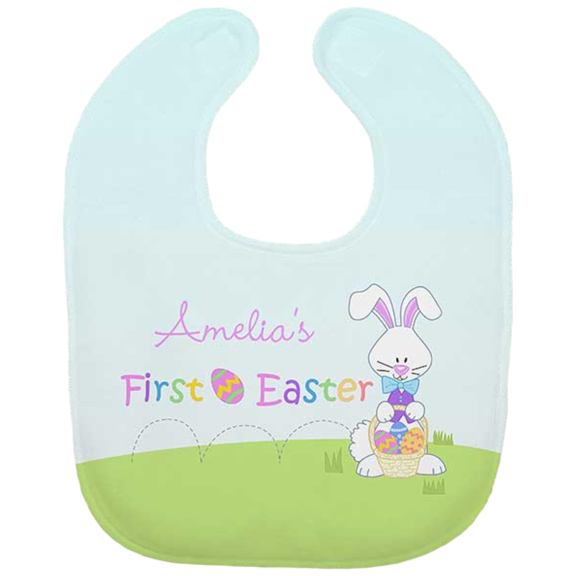 Personalization Universe Baby's First Easter Personalized Baby Bib
