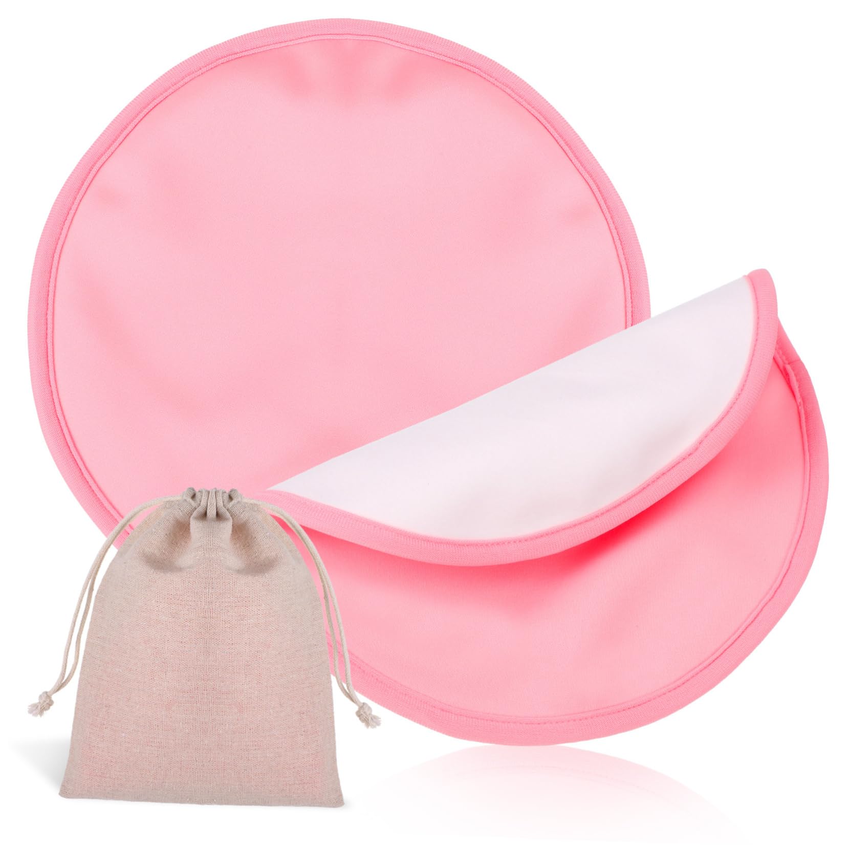 Beavorty Oil Pack Wrap Reusable Nursing Pads Leakproof Film Organic Oil Compress Pads for Breast