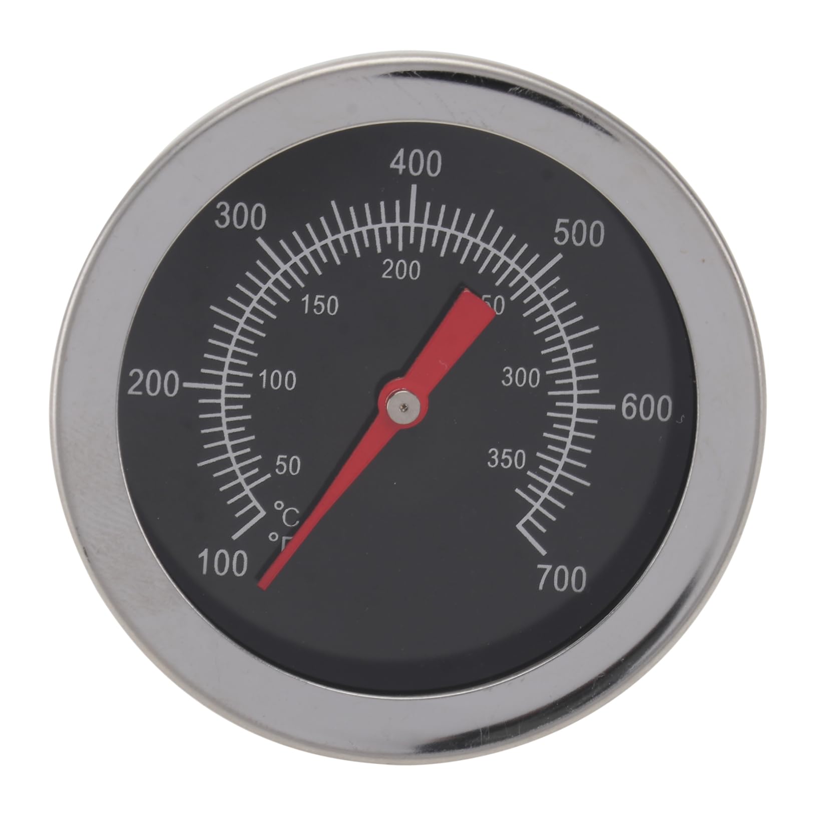 NAMOARLY 1pc Stainless Steel Bimetallic Oven Thermometer High Precision Cooking Thermometer for Barbecue and Baking Compact Design for Quick Temperature Reading for Cooking Enthusiasts