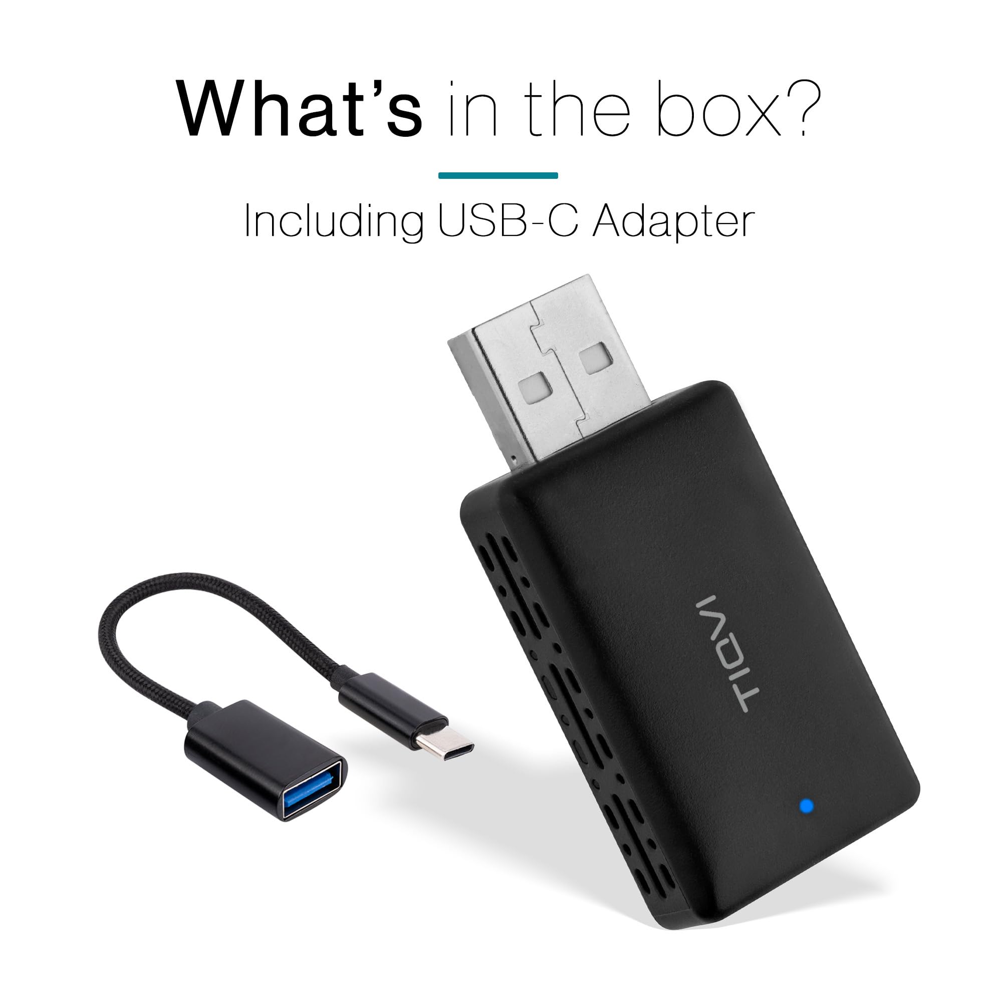 Dongle Wireless CarPlay, Bluetooth 5.0, Compatible avec Apple & Android, Connexion Automatique, Design Compact
