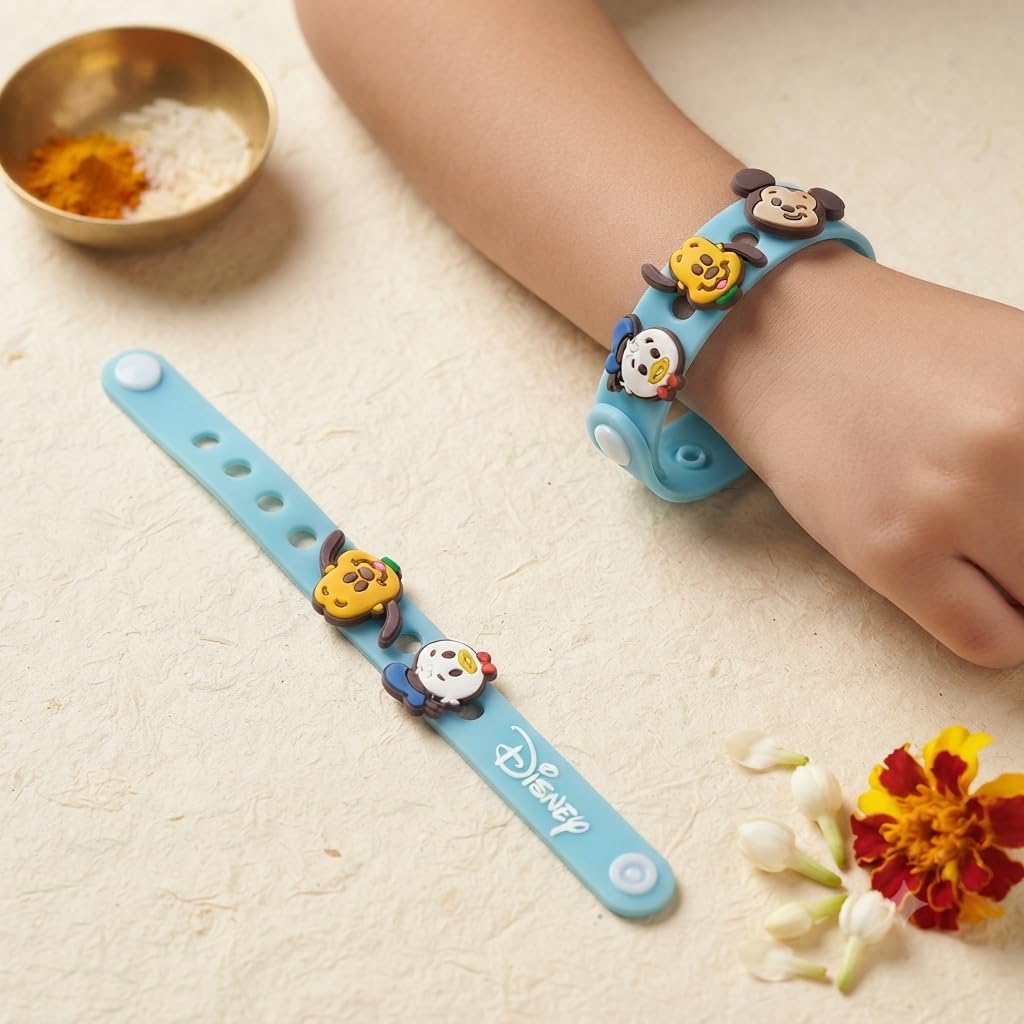 Disney Mickey Mouse Clubhouse DIY Charms Rakhi | Mix and Match Charms | Rakhi for Boys and Girls, Bhaiya, Bhai | Raksha Bandhan Gift-image-45
