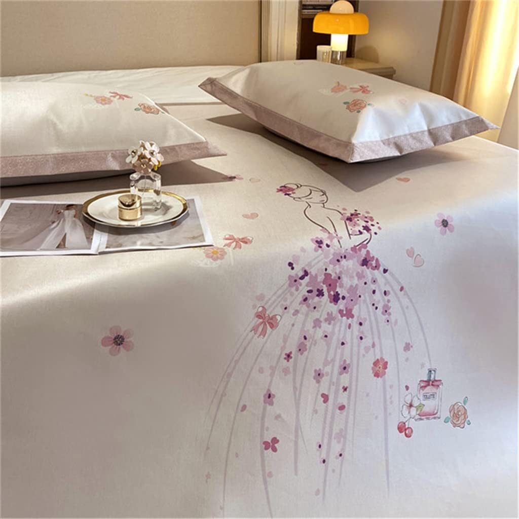 Cartoon Wind Cool Feeling Ice Silk Mat Three-piece Printed Air-Conditioning Seat