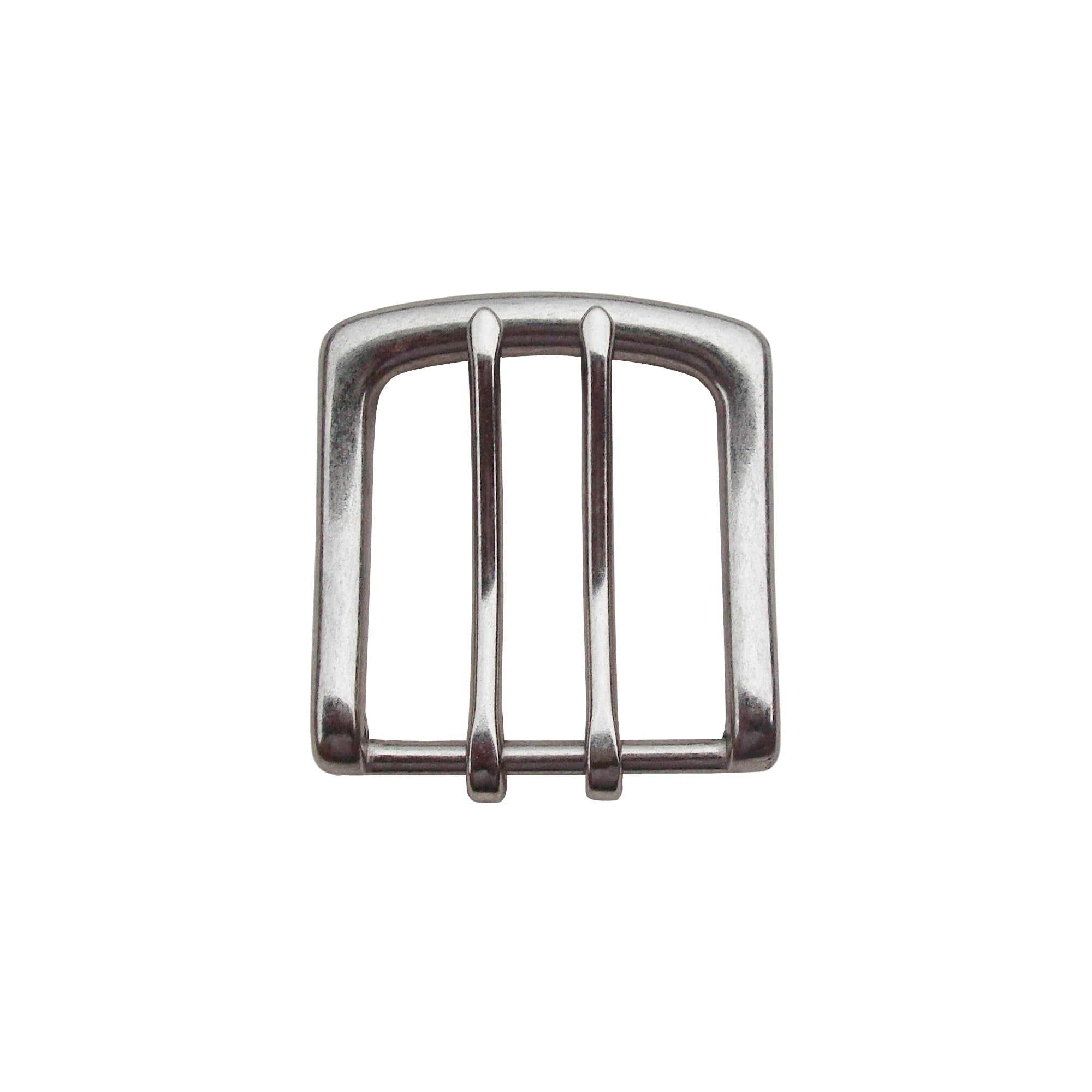 Leather Unique Belt Double pin Buckle Replacement Alloy Craft Hardware Solid Belt Heavy Buckle,1-9/16'' leather pin buckles