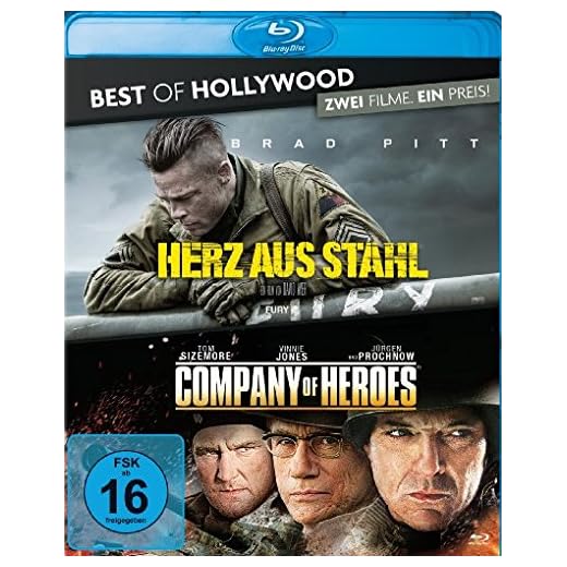 Herz aus Stahl/Company of Heroes - Best of Hollywood/2 Movie Collector's Pack 94 [Blu-ray]