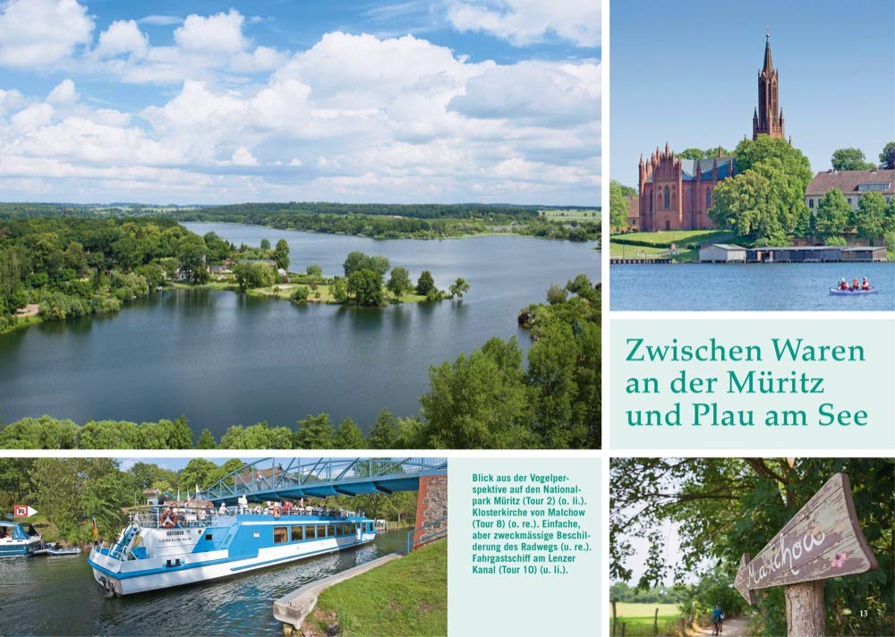 Radwanderführer – Radtouren am Wasser Mecklenburgische Seenplatte: 30 entspannte Touren auf verkehrsarmen Wegen. Ein Freizeitführer Mecklenburger Seenplatte. GPS-Tracks