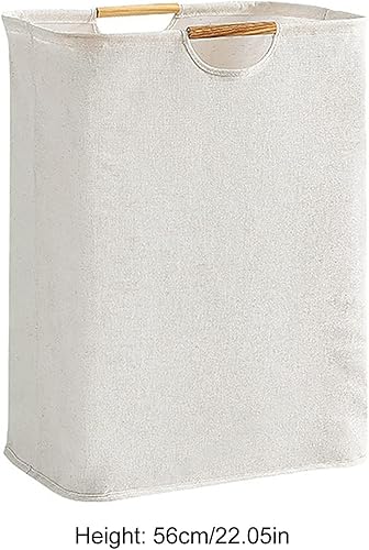 Miniatura 2 de TREETDOBV Cesta de lavandería grande, cesta plegable con asas largas, impermeable, independiente, para dormitorio, baño doméstico, dormitorio,