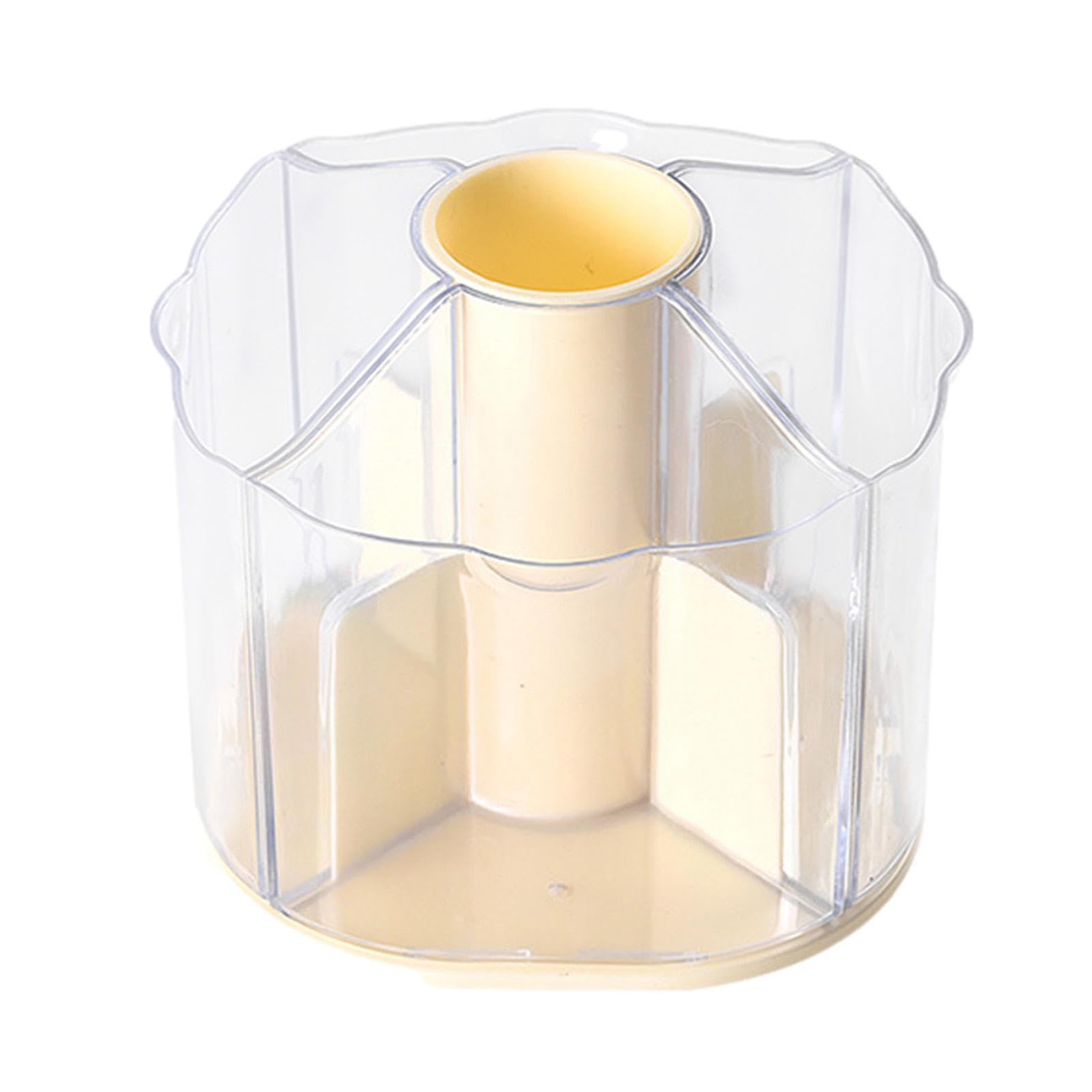 Porta cosmetici, girevole a 360 gradi, grande capacità, organizer per cosmetici, organizer per trucchi, 5 scomparti per cosmetici, smalto per unghie, forniture artistiche