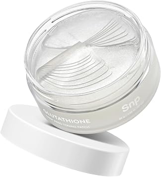 Snp Official Glutathione Dark Zero Toning Patches 60 Sheets, Brilliant White Ball Patches, Korean Eye Patch, Korean Cosmetics, Eye Care
