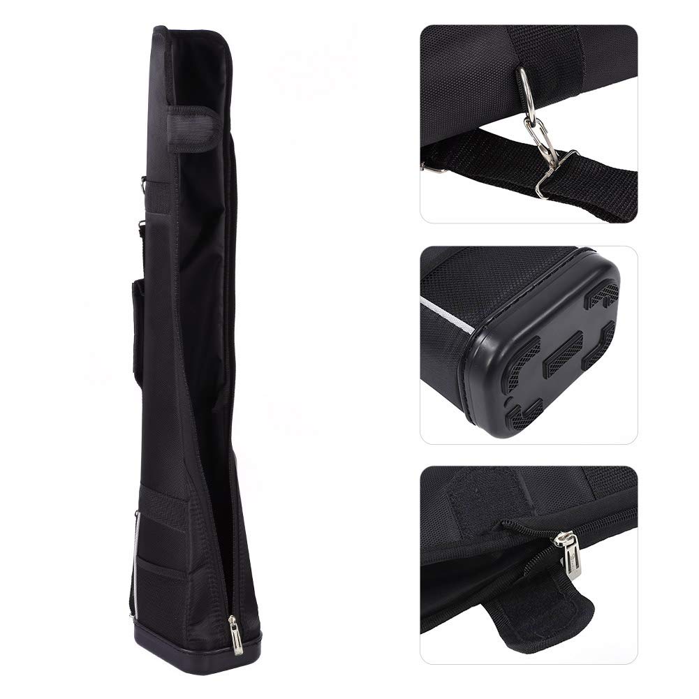 Golfschlägertasche, Golftraining Umhängetasche Club Travel Cover Golfzubehör mit Gurt(Schwarz)