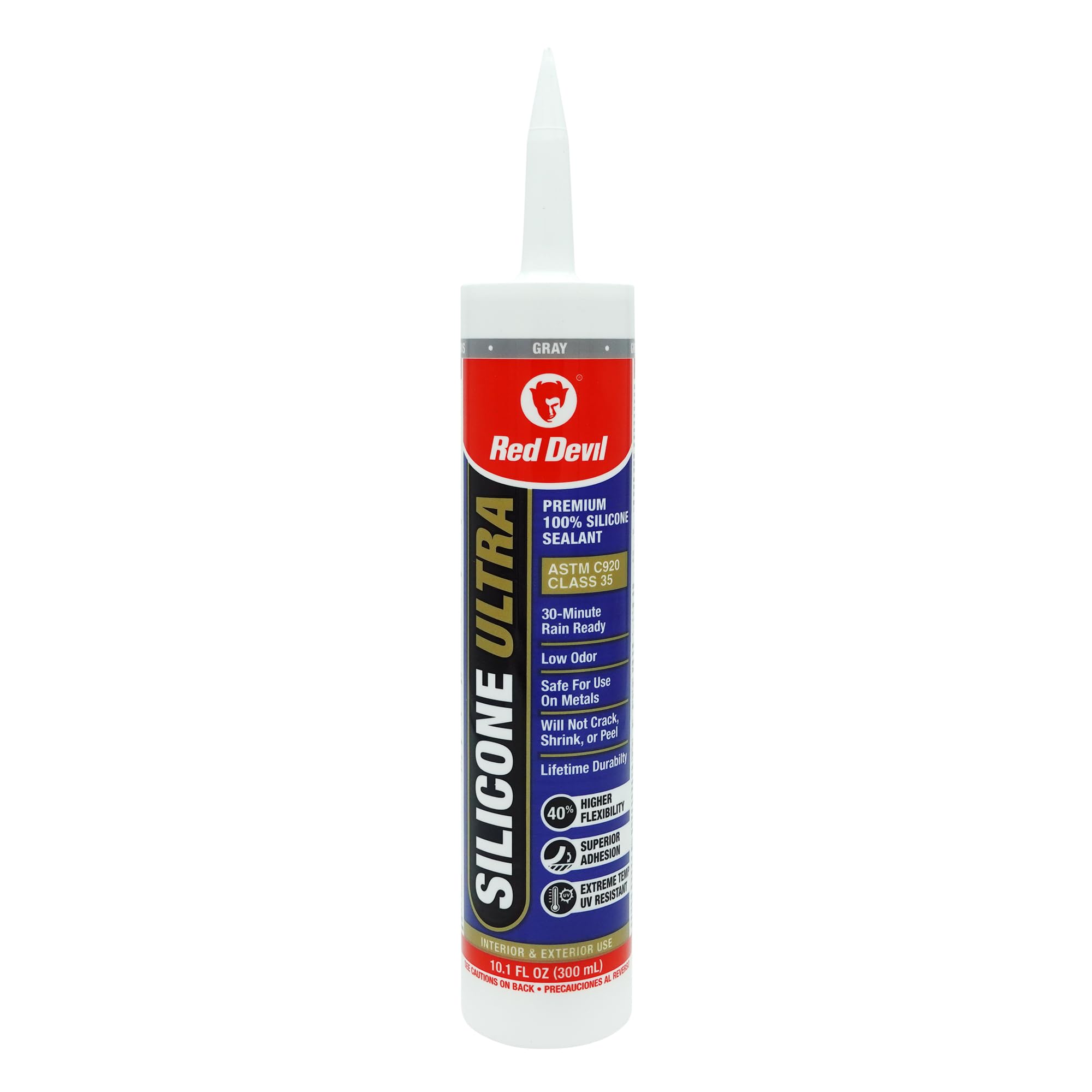 Red Devil Silicone Ultra 100% RTV Silicone Sealant