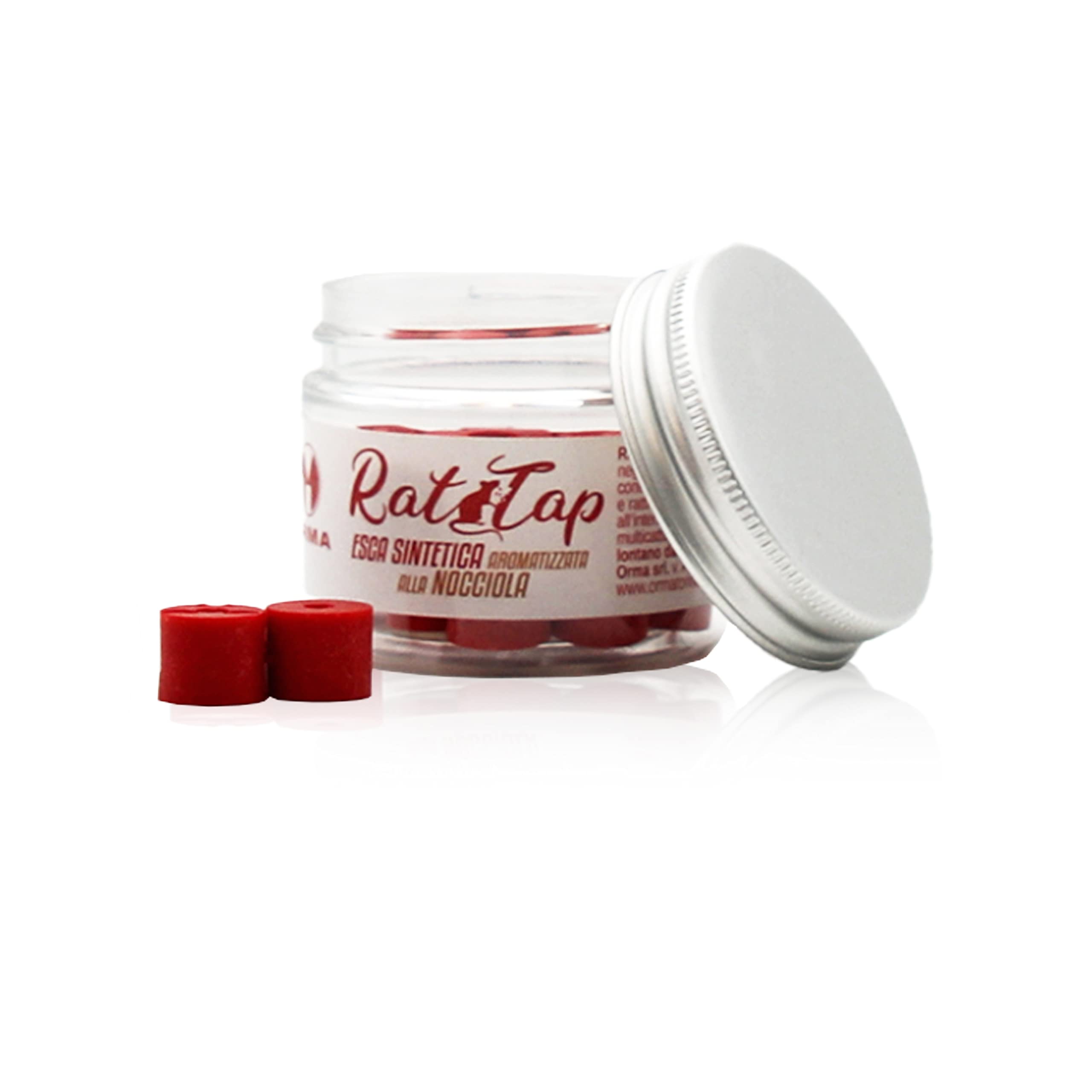 Rat Tap | Attrattivo per Topi |Attrattivo per Roditori alla Nocciola | Non Tossico | 1 Barattolo 20 PCS