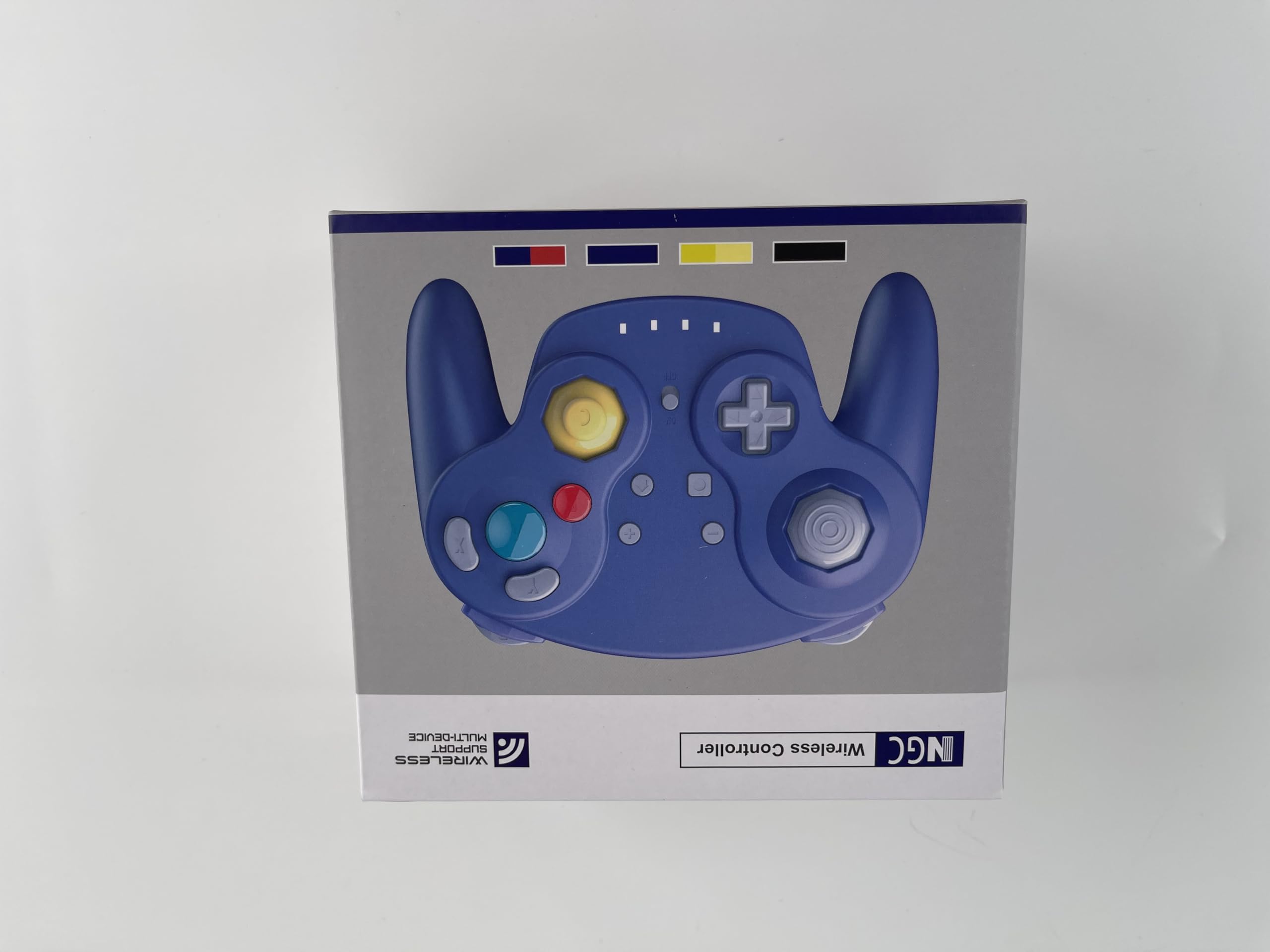 miadore Controller GameCube wireless per Switch 1 2/Switch Online/OLED/Lite, ricevitore USB e NGC da 2,4 GHz, Plug & Play, compatibile con console GameCube, PC Windows/Mac OS/Raspberry Pi/Steam (nero)