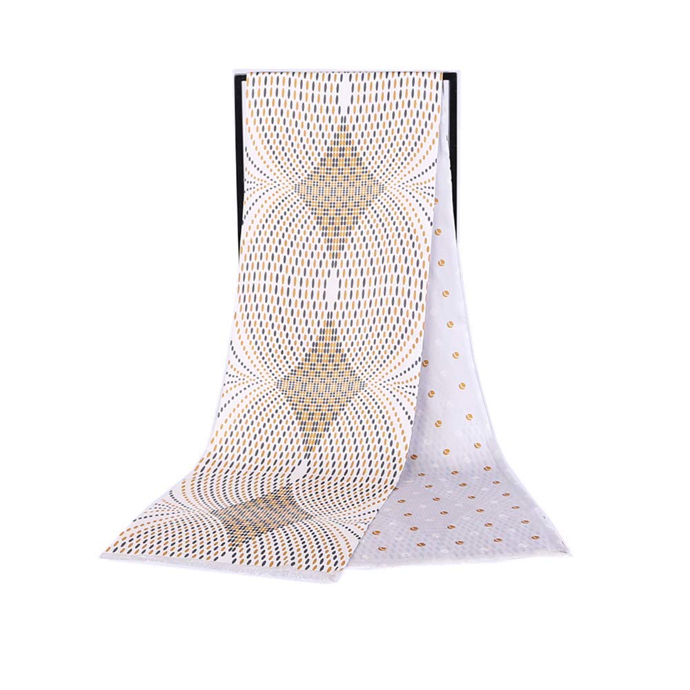 Sciarpa in vera seta Twill per tutte le stagioni, materiale squisito e design esclusivo Infinity. Gold Taglia unica