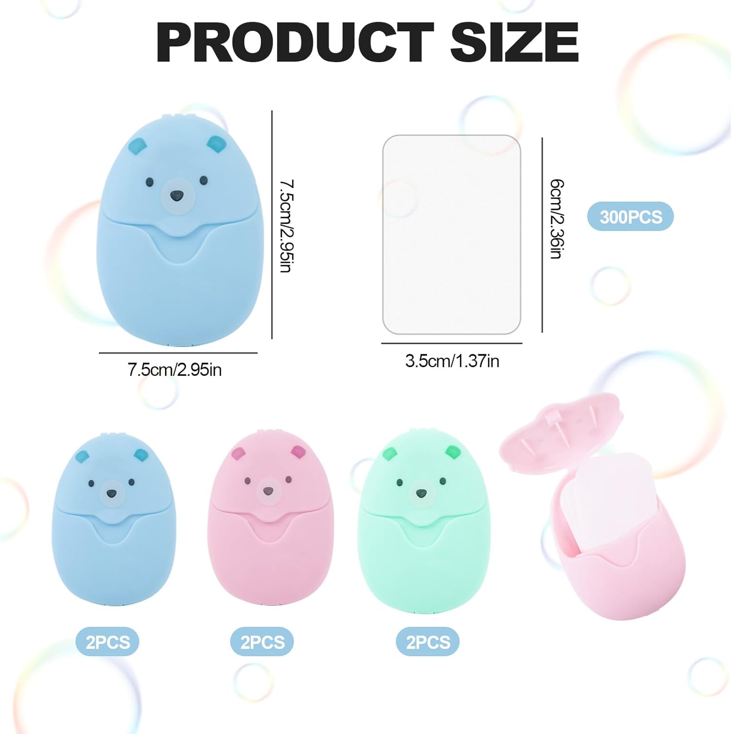 300 Blätter Seifenpapier: Das ideale Reise-Gadget für unterwegs!