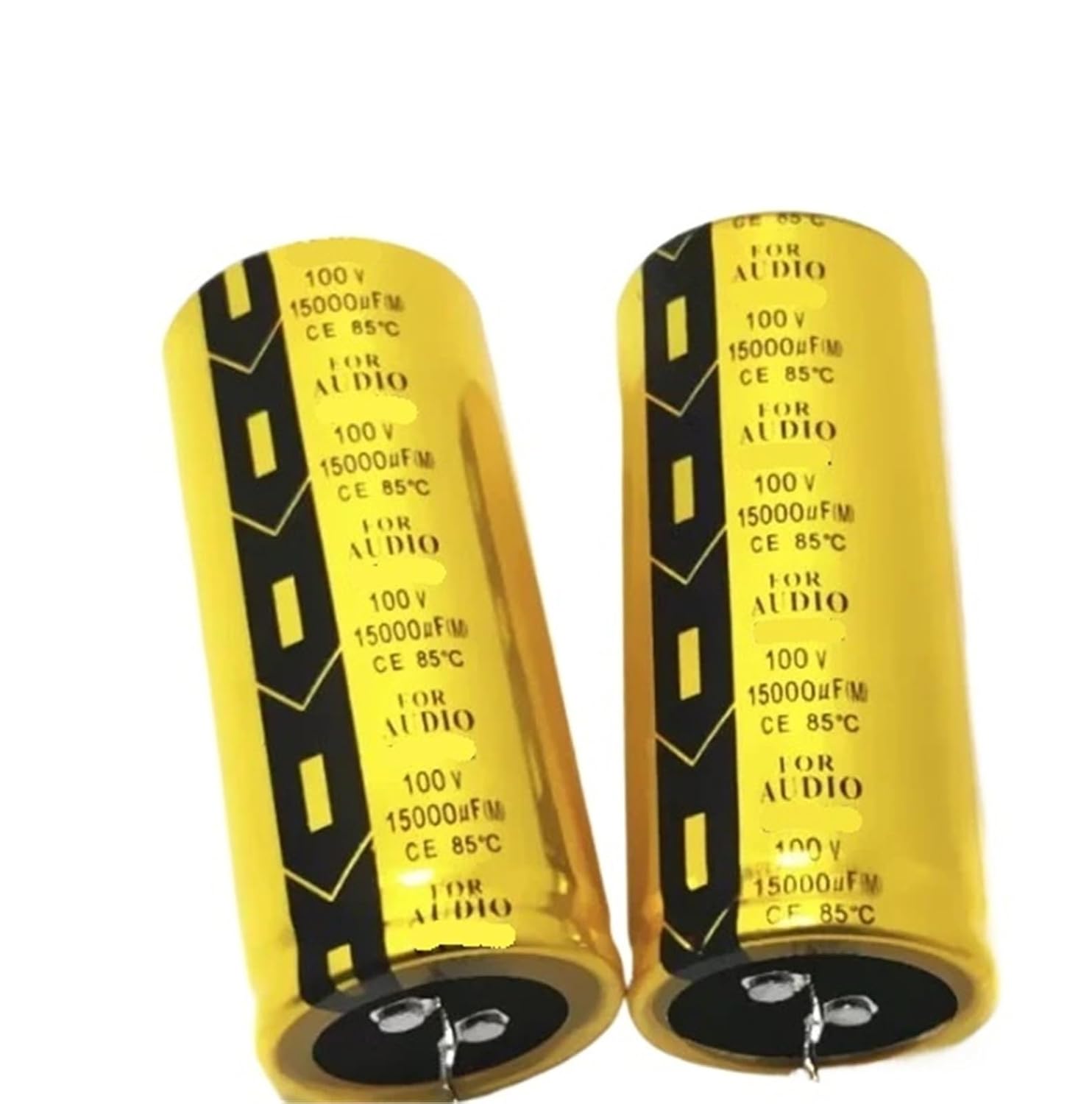 2pcs Fever Audio Amplifier Filter Capacitor 50V 63V 80V 100V 10000UF 15000UF 22000UF 35X50MM 35X60MM 35X70MM 35X80MM(80V15000UF 35X60MM)