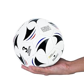 Aoneky Size 3 10-Pack Adult Soccer Ball - Eco-Friendly 2.5mm PVC Leather, Durable Machine-Stitched Design, Ball Pump Included