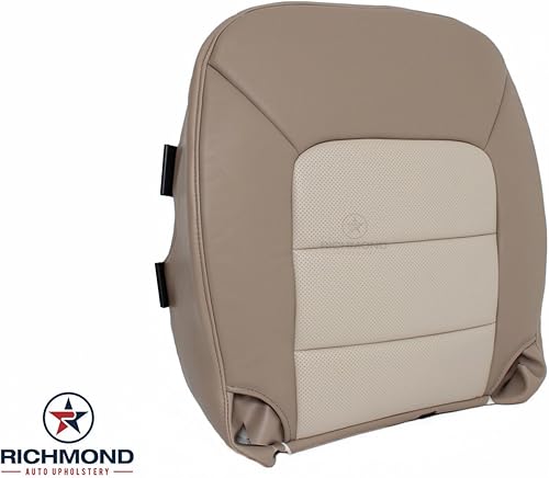 Miniatura 4 de Richmond Auto Upholstery Ford Expedition 2WD 2003-2006 - Fundas de asiento de cuero de repuesto perforadas para el lado del conductor y del