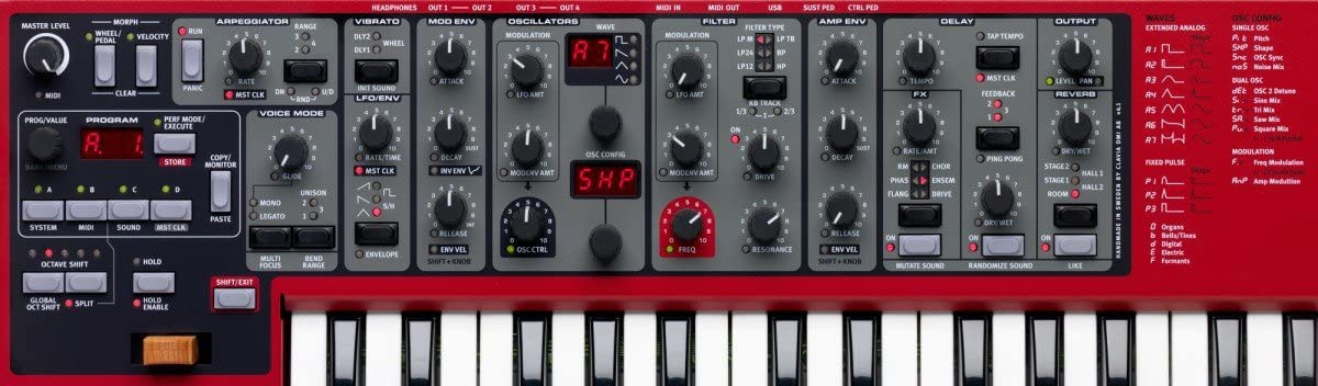 Amazon | Nord Lead A1アナログモデリングシンセサイザー Nord ソフト 