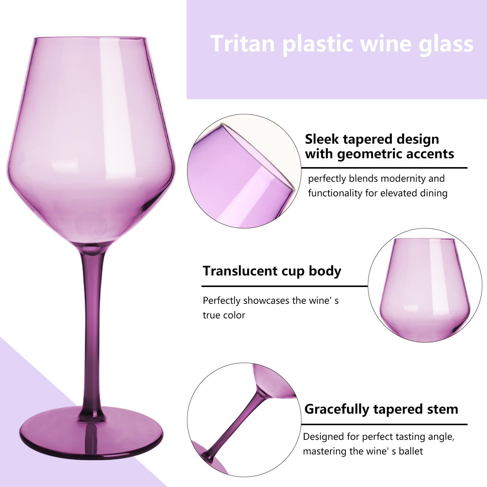 Garneck 2 Calici Da Vino in Dal Design Innovativo Per Feste
