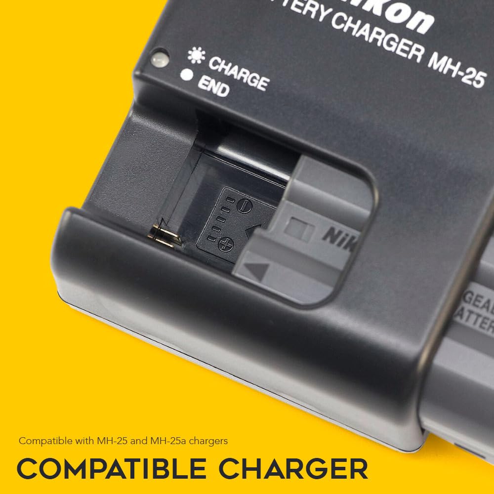 Amazon.com : Nikon EN-EL15c Rechargeable Li-ion Battery (2-Pack