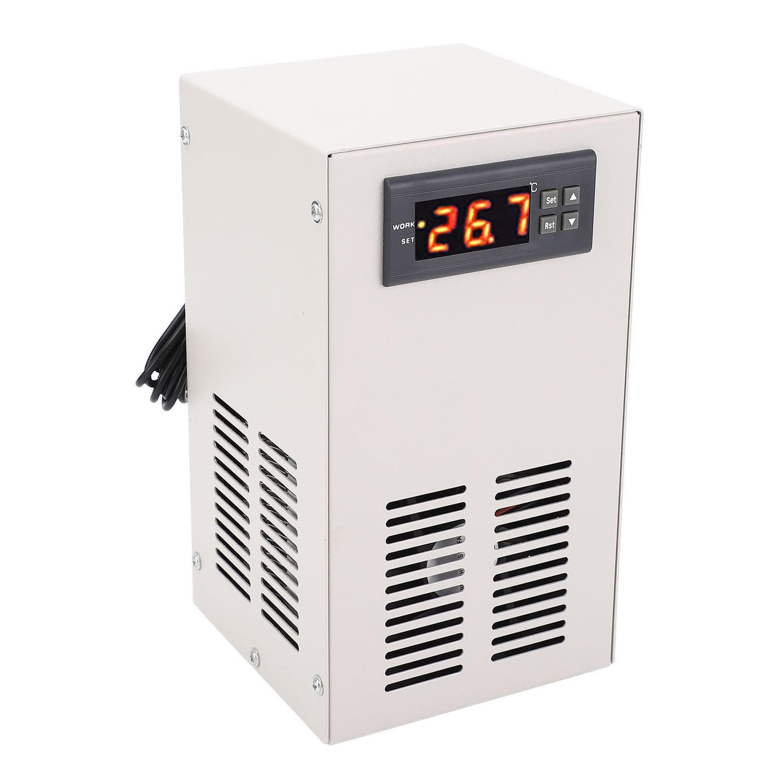 Haofy Enfriador De Acuario Máquina De Enfriamiento Agua para Tanque Peces 20 L, Pantalla Digital Inteligente, Temperatura Constante Silenciosa, Refrigeración Electrónica