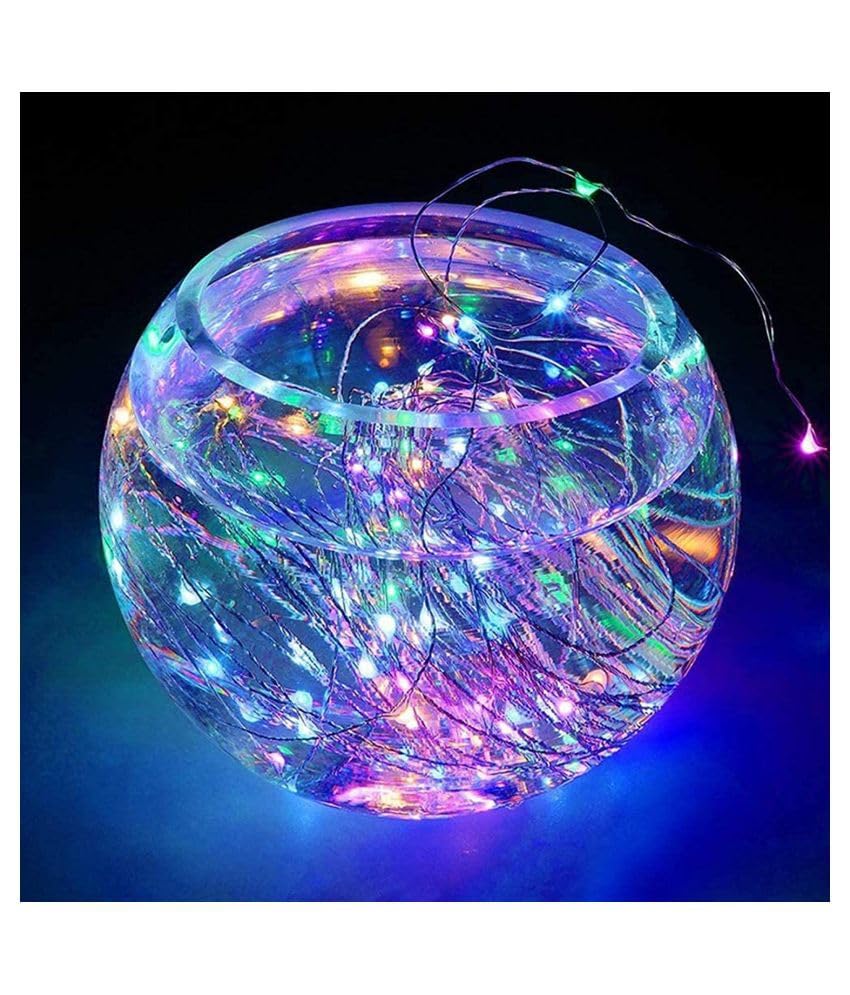 Image of 18 Feet USB Powered Operated Led Strip Light Home Decor LED Multicolor for Indoor Outdoor Decoration Diwali Birthday Party Christmas Navratri Valentine Home Decoration Pack of 1 Piece