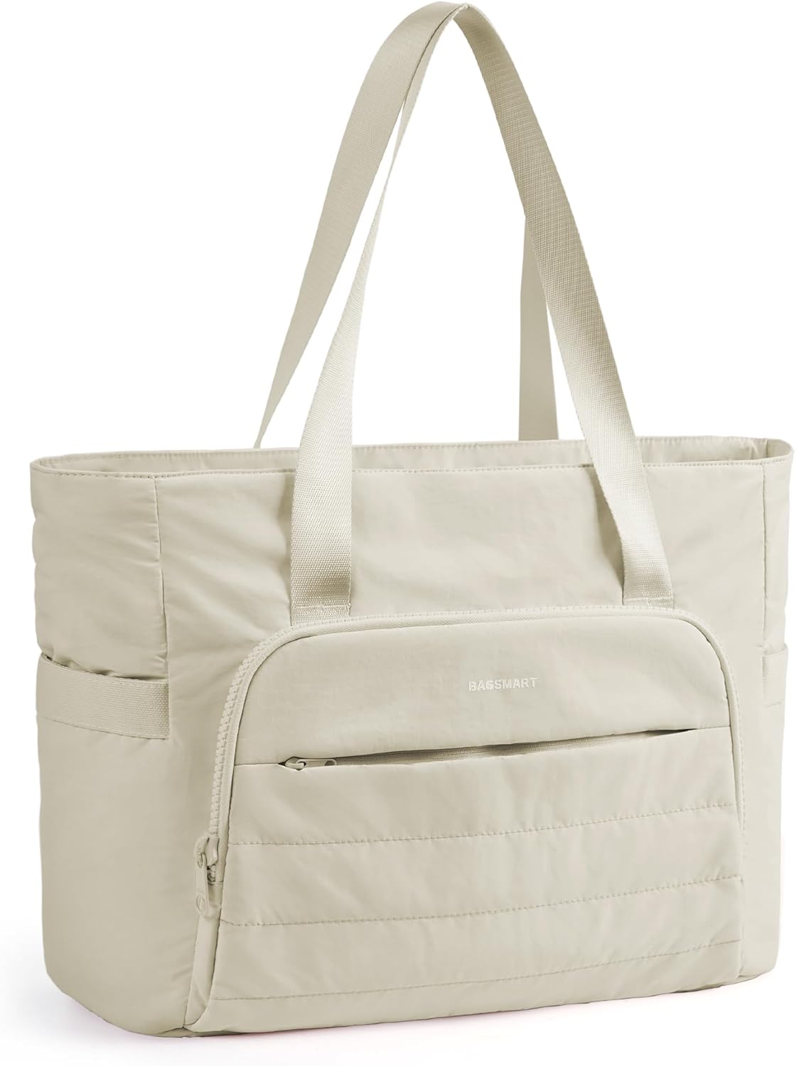 BAGSMART Tote Bag for Women, Lightweight Large Tote Bag with Compartments and Yoga