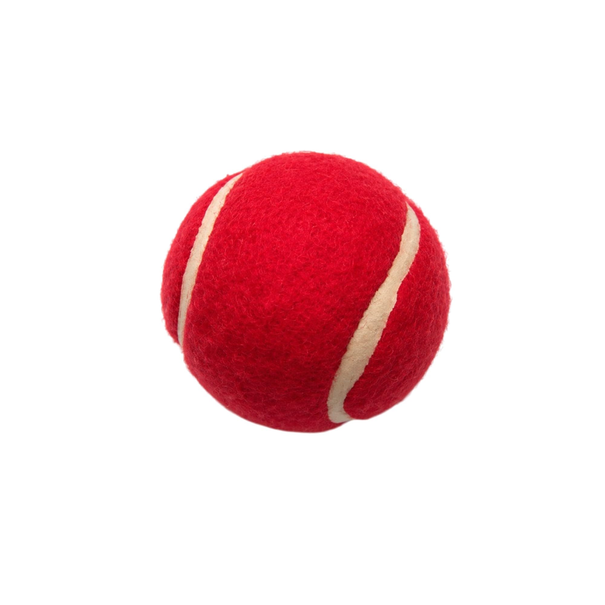 Heavy Red Tennis Ball | Premium Grade Solid Rubber Practice Ball | Standard Size Cricket Tennis Ball for Sports, Training, Coaching & Recreational Play (Pack of 1)-image-8