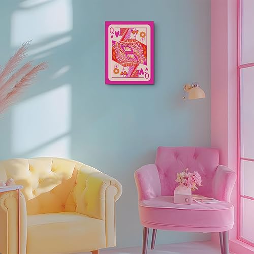Miniatura 4 de Póster estético retro de color rosa preppy, arte de pared, arte estético de pared para niñas, pintura femenina moderna, decoración de pared,