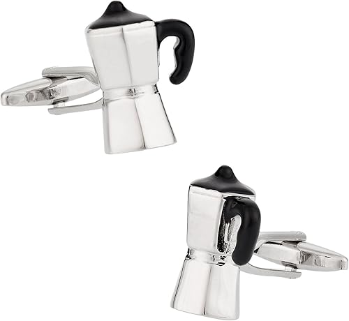 Gemelos de chef para hombre con caja de presentación de joyas, para ocasiones especiales, para bodas, hombres, vínculos, camisas, regalo de negocios