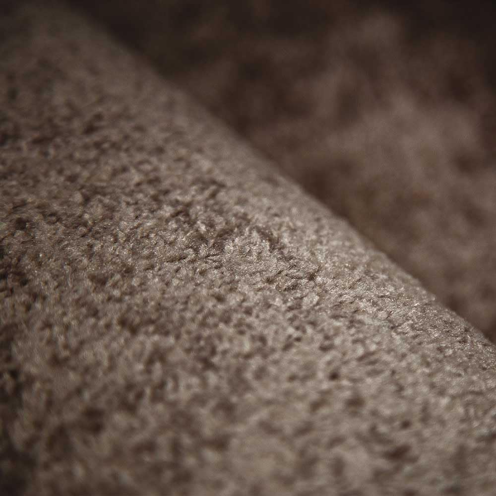 OLIVO.shop Tappeto Salotto Moderno, Tappeto Soggiorno, Tappeti Camera da Letto, Tappeto Salotto Lavabile, Morbido, Tinta Unita, LIVING MARRONE (160x230 cm)