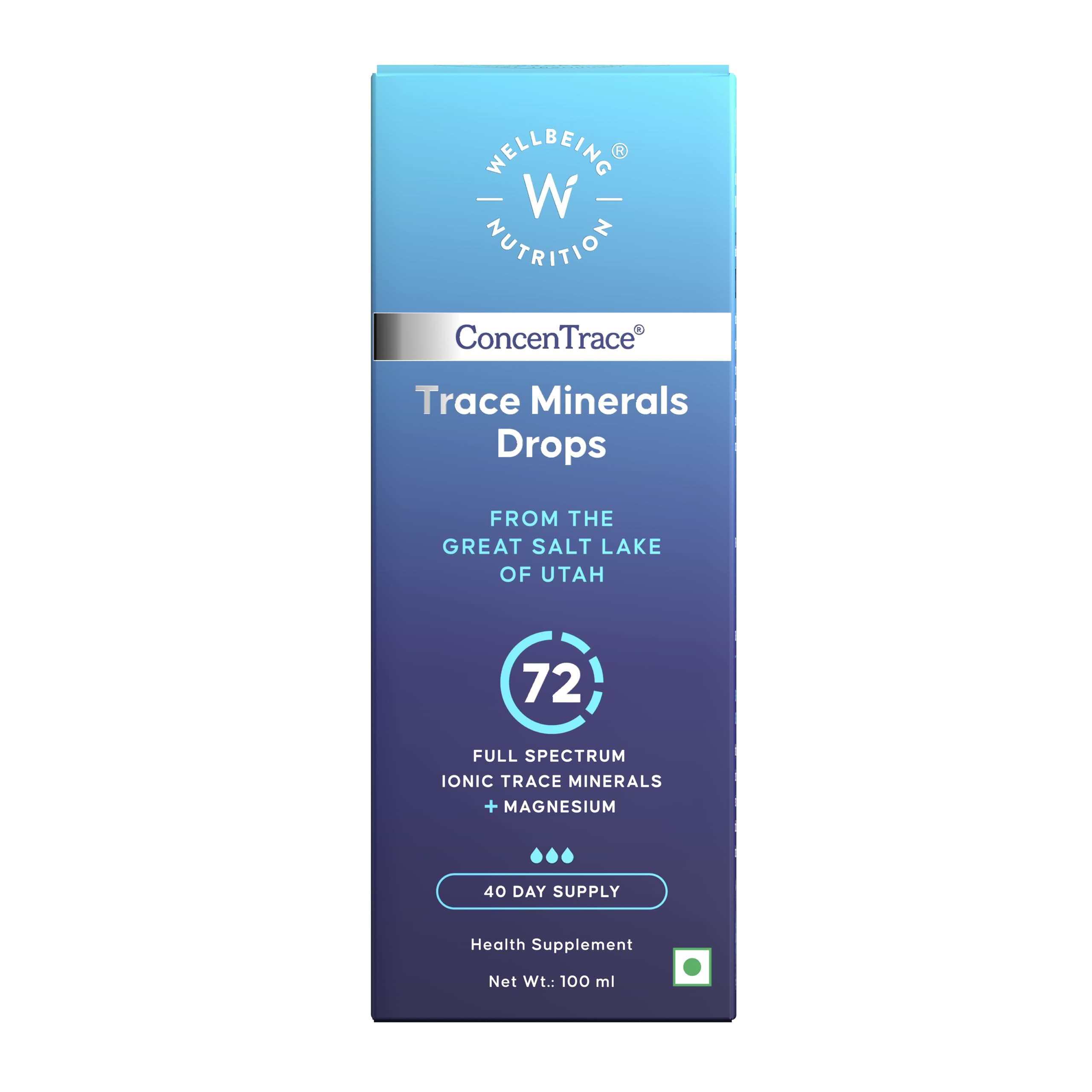 Wellbeing Nutrition Liquid Trace Minerals Drops with Concentrace | Full Spectrum 70+ Ionic Minerals, Magnesium, Electrolytes |For Energy, Hydration, Detox| Bioavailable, Fast Absorbing, Concentrated | 40 servings-image-15