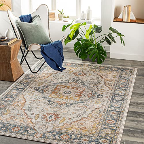 Surya Jamila Traditional Medallion Area Rug,3'11" X 5'7",Blue #TOP28