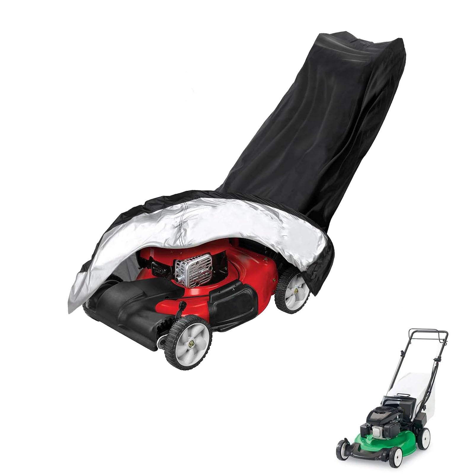 lawnmower cover Compatible with Lawn Boy 17734 ,waterproof and sun,suitable for indoor and outdoor use all year round, comes with a storage bag — image 1