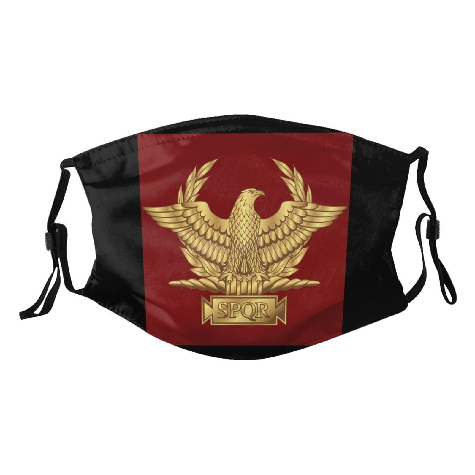 Gold Roman Imperial Eagle SPQR Adult Dust Mask Adjustable Dust Face with 2 Filter40