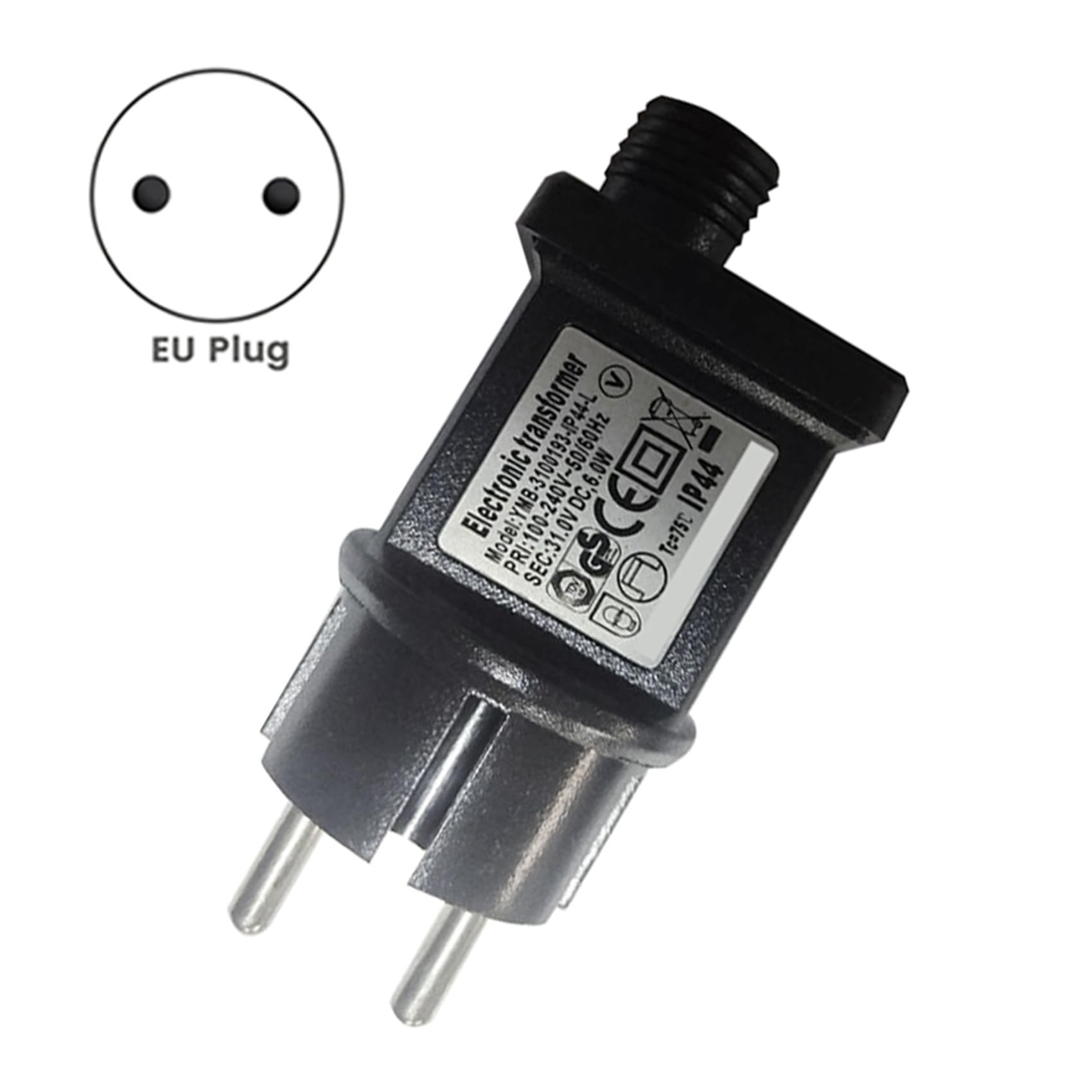 3X Adattatore di Alimentazione 31V 6W 193MA Corrente di Uscita 100V-240V Adattatore Elettronico Impermeabile Adattatore di Alimentazione un Funzioni Spina UE