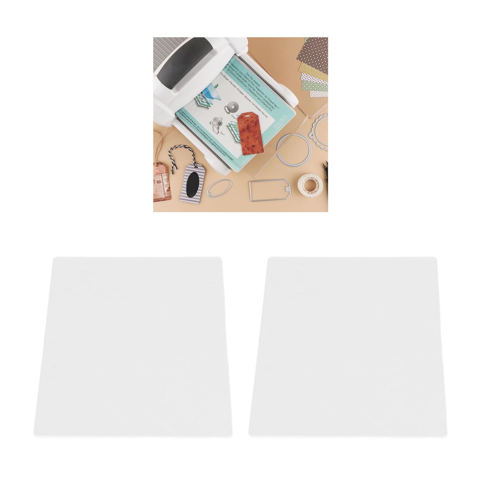 Cutting Mats for Crafts Die Cut Machine Cutting Pads Cutting Pad Cutting Mat Transparency Polycarbonate Plastic Cutting Pads Die Cutting Plates For Embossing Crafting 300 X 220mm - Image 2