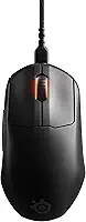 SteelSeries Prime Mini Mouse para jogos FPS – USB-C – Sensor óptico TrueMove Air de 18.000 CPI – 5 botões programáveis – Interruptores magnéticos ópticos – Iluminação RGB de prisma brilhante – Mini formato