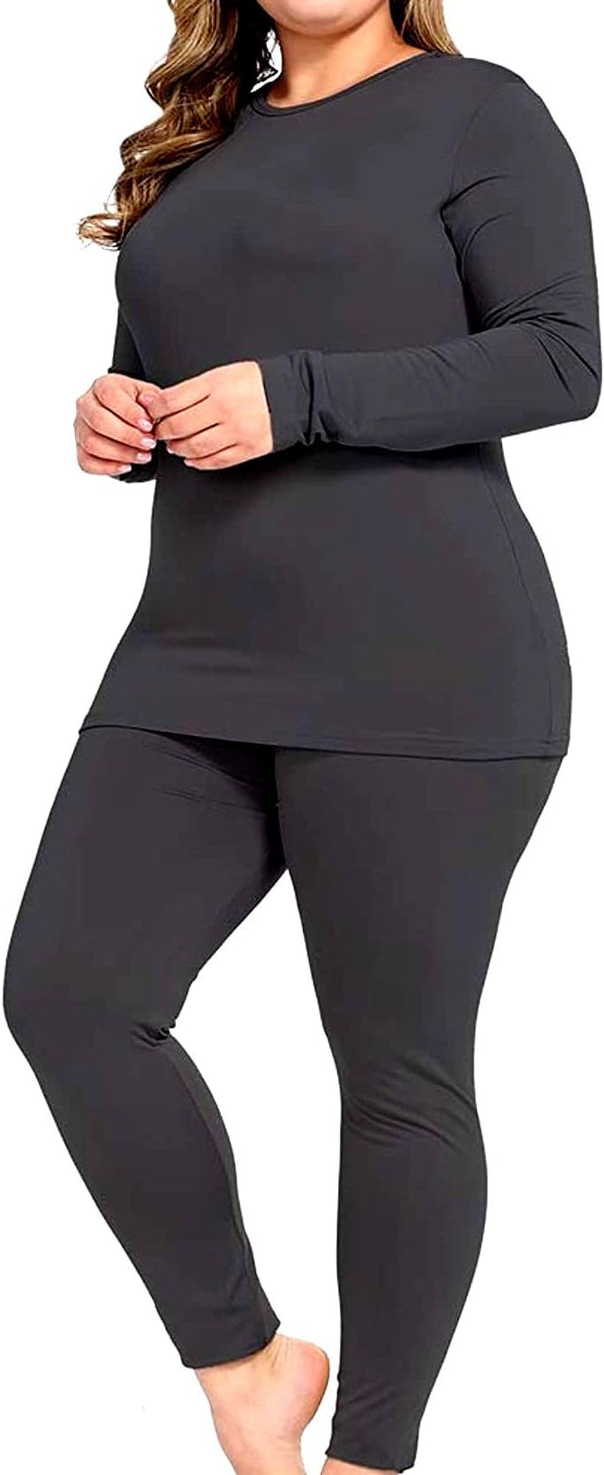 2 Piece Womens Plus Size Velour Set/Underwear TOP & Bottom Pajamas Set Jogging Set Hoodie Pants Tracksuit 1X-2X-3X