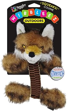 Spunky pup Wibbleez Dog Toy | Plush and Tug Toy | Outdoors, Assort 2009