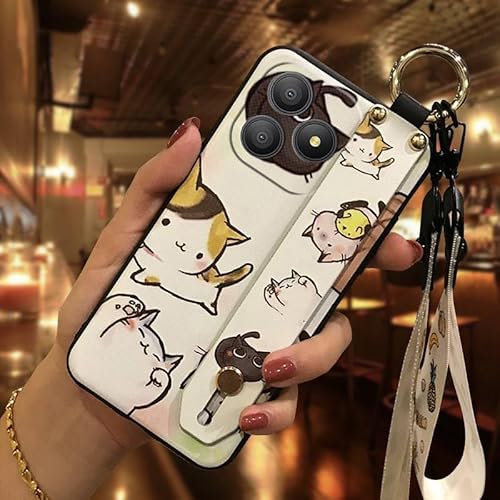 Phone Case Compatible with Blackview Wave 9C, Back Cover Ring Protective Anti-dust Phone Holder Soft case Kickstand Cute Design