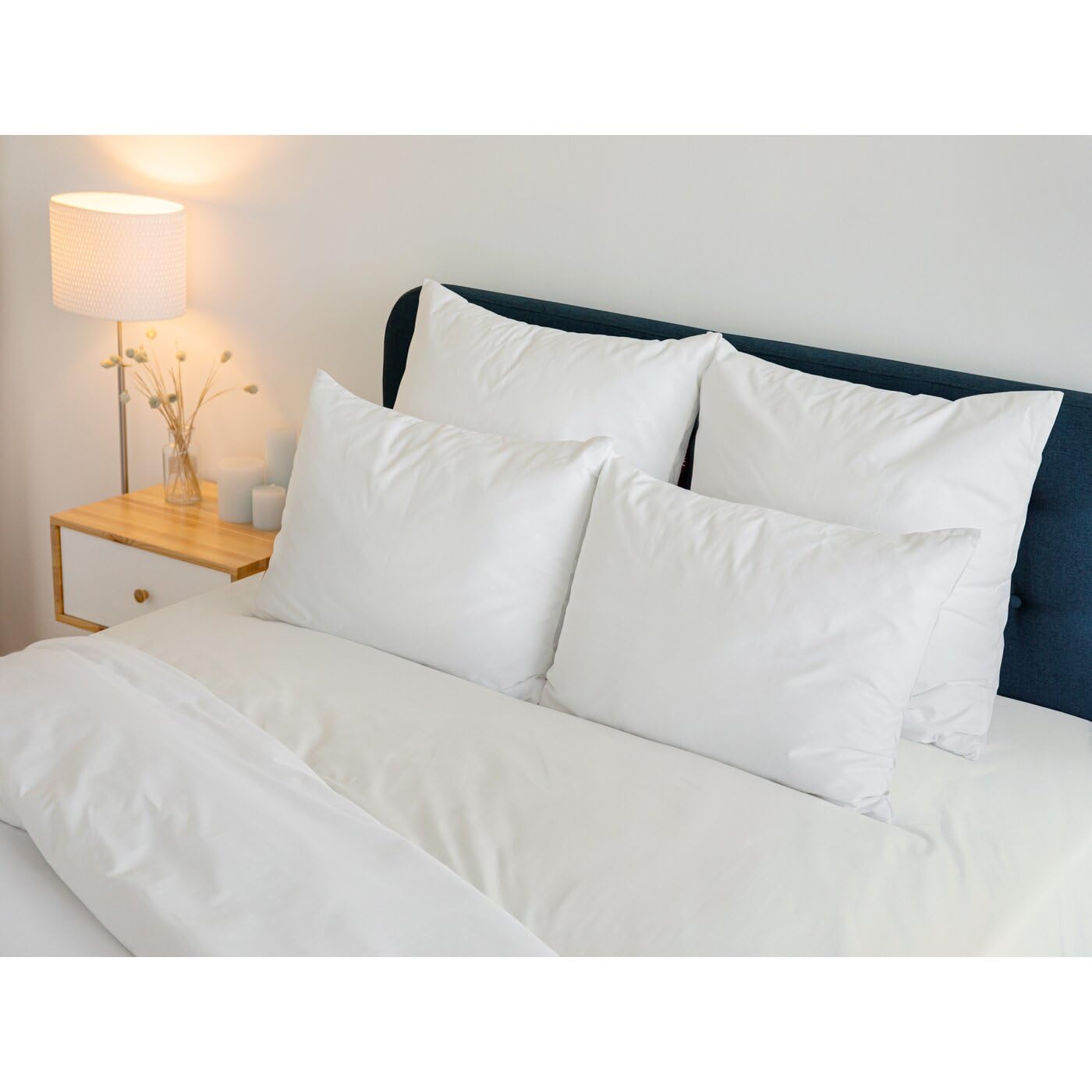 Eurofirany - Prześcieradło z gumką 220 x 200 cm - prześcieradło Basic z bawełny z gumką, wytrzymałe - do grubych materacy o głębokości 30 cm - wiele kolorów, kremowe